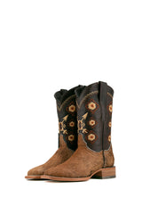 Women's Cowhide Square Toe Cowgirl Boot Size 6 Box JF8 FINAL SALE