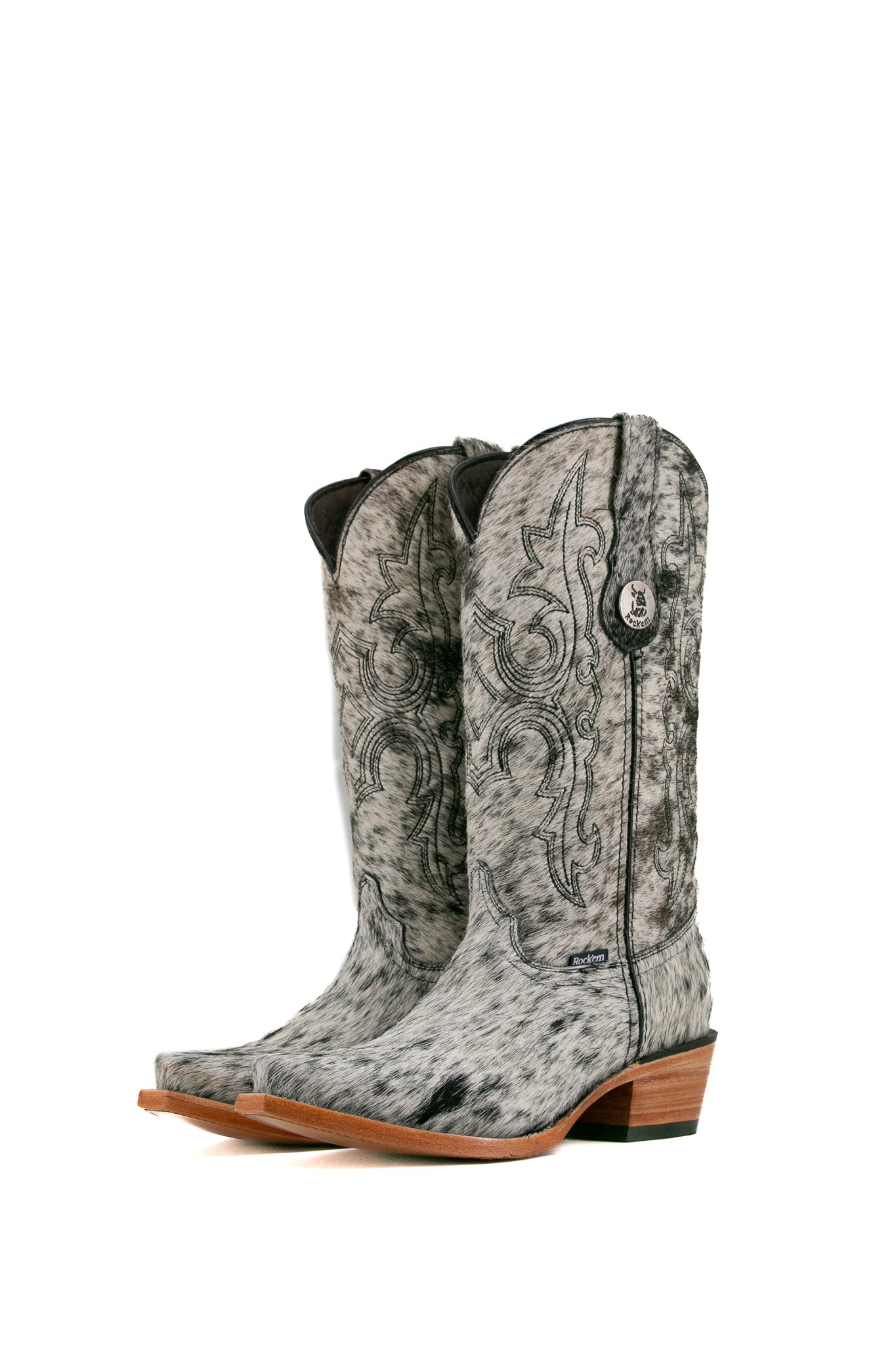 Katherine Cowhide Snip Toe Cowgirl Boot Size 8.5 Box RF38 FINAL SALE