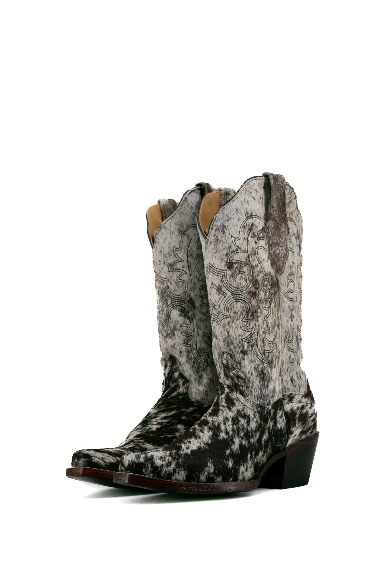 Katherine Cowhide Snip Toe Cowgirl Boot Size 8 Box RF30 FINAL SALE