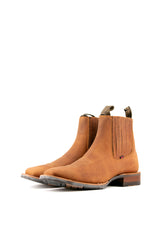 Bessero Rubber Rhino Men Square Toe Ankle Boot