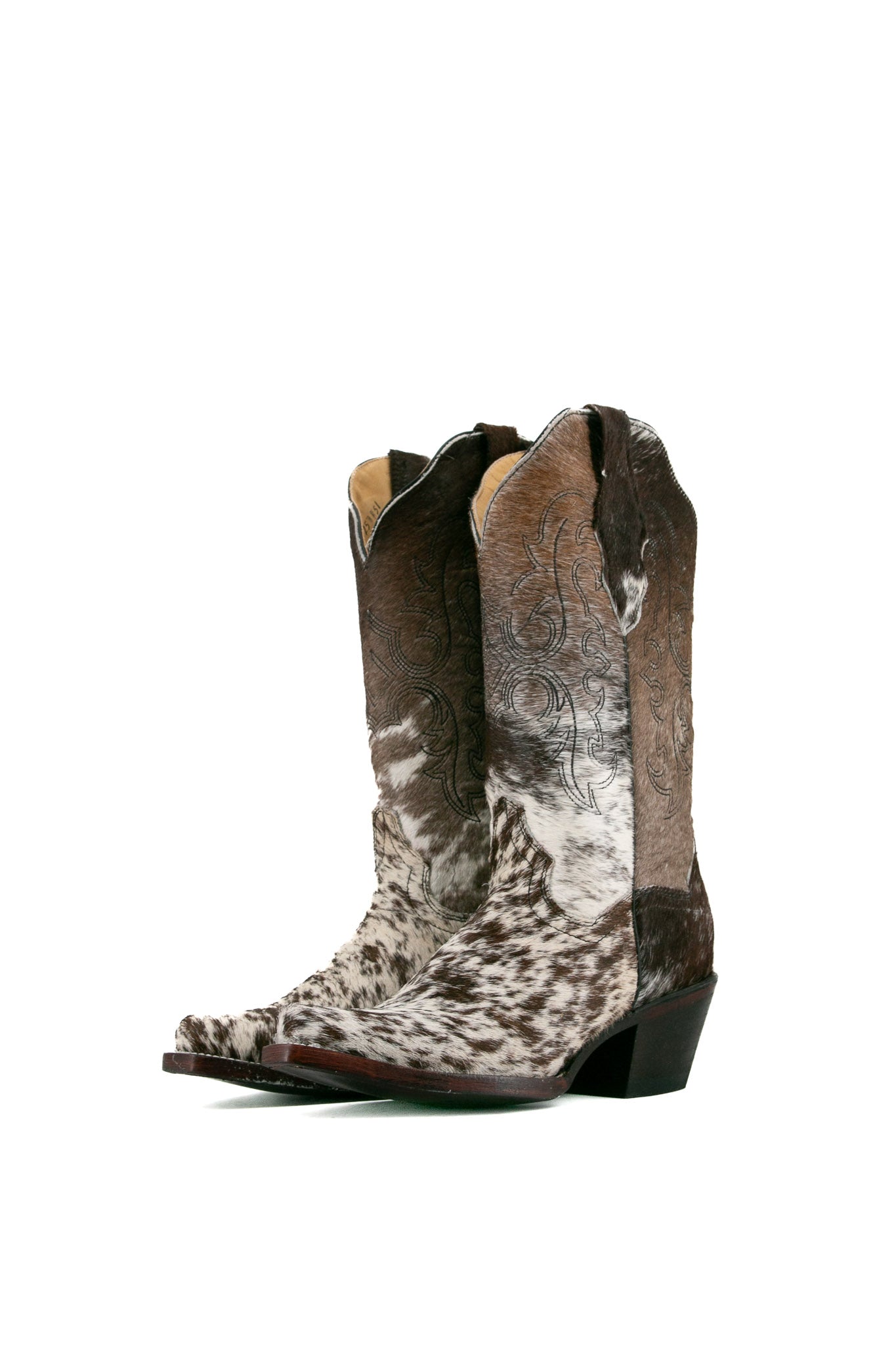 Katherine Cowhide Snip Toe Cowgirl Boot Size 8 Box RF29 FINAL SALE