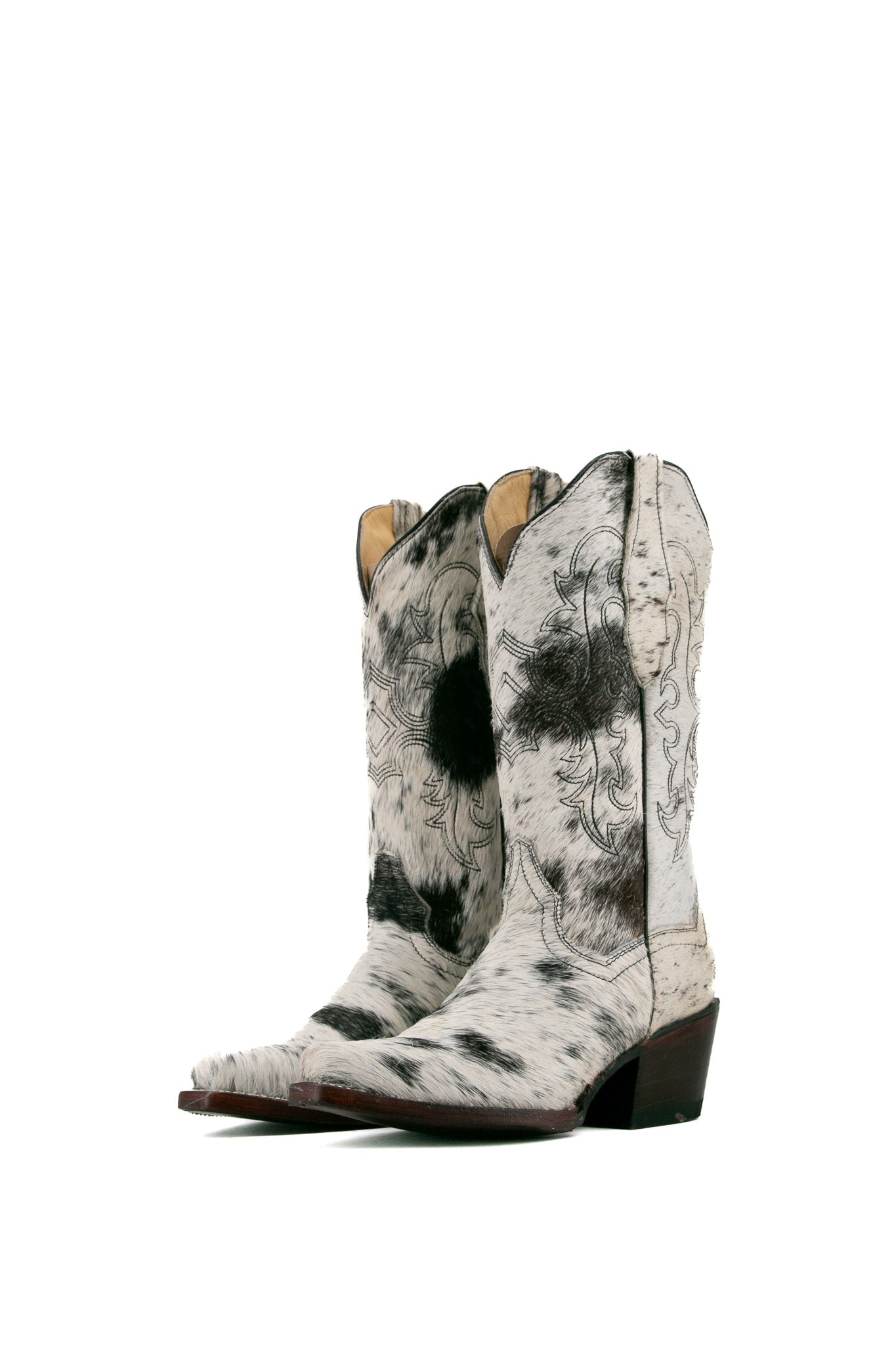 Katherine Cowhide Snip Toe Cowgirl Boot Size 7.5 Box RF26 FINAL SALE