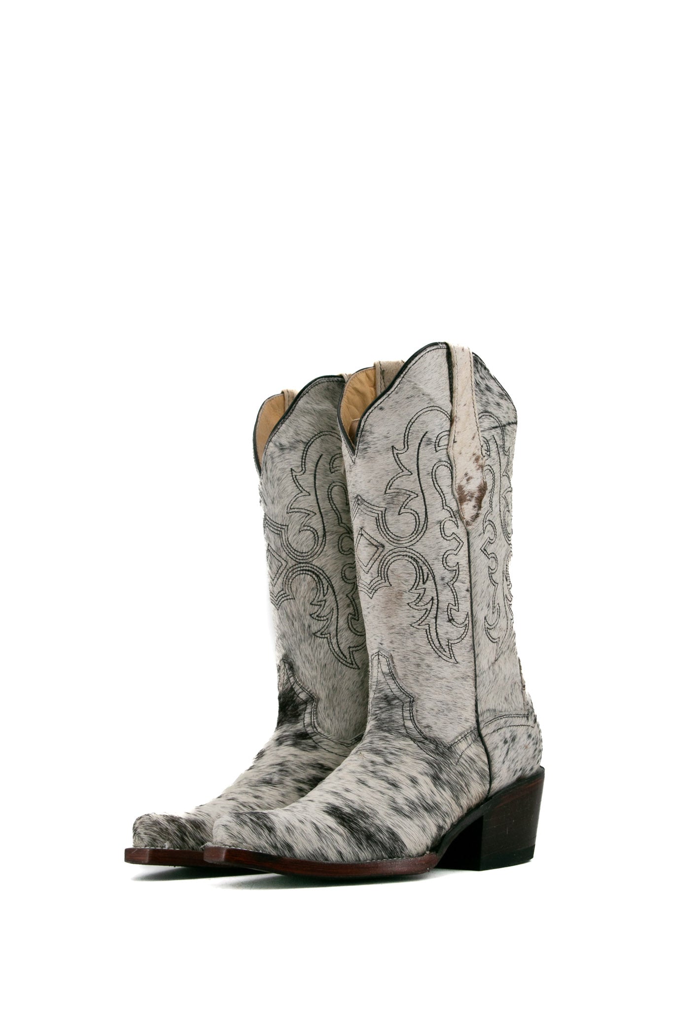 Katherine Cowhide Snip Toe Cowgirl Boot Size 7 Box RF17 FINAL SALE