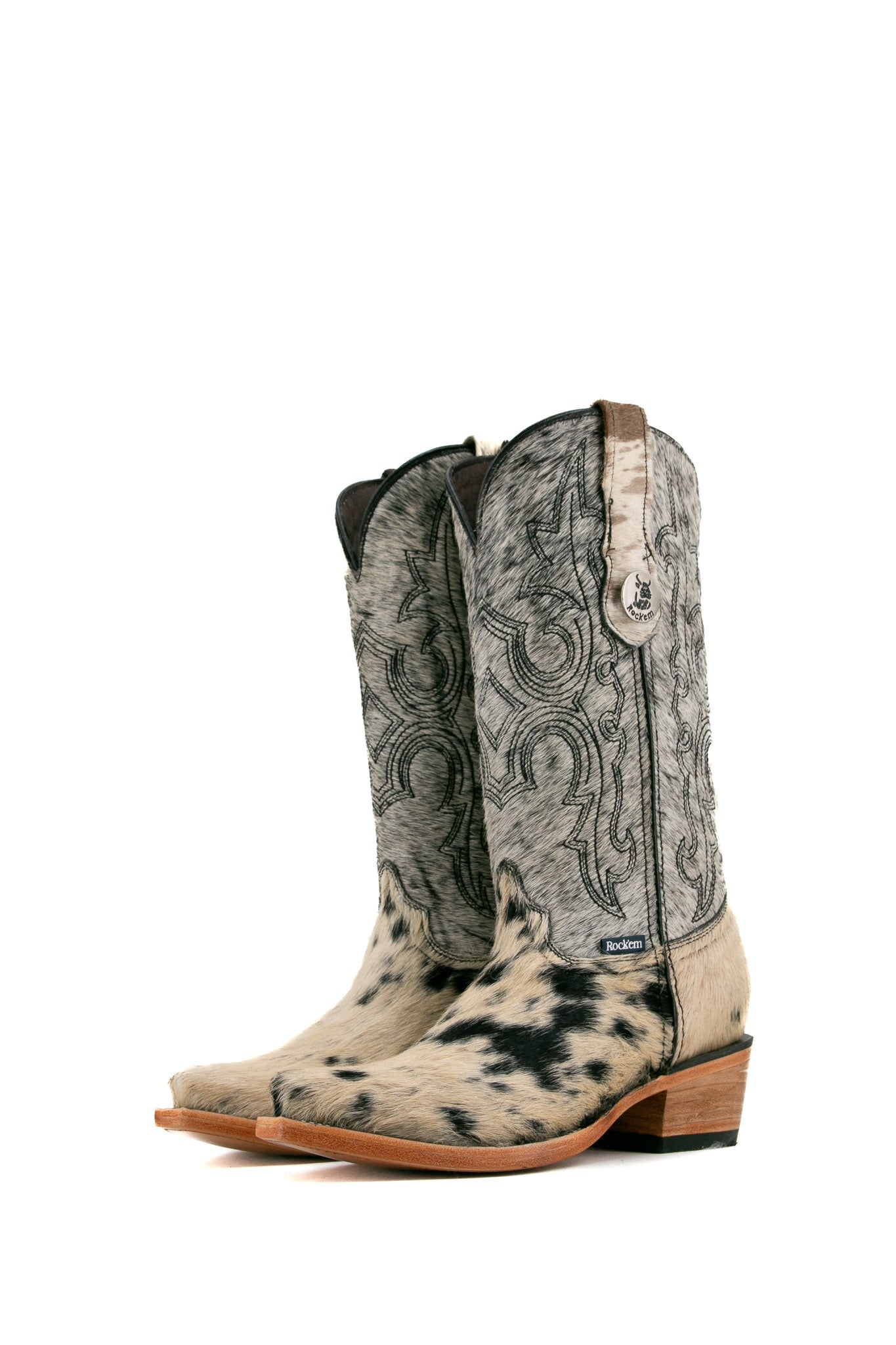 Katherine Cowhide Snip Toe Cowgirl Boot Size 6.5 Box RF13 FINAL SALE