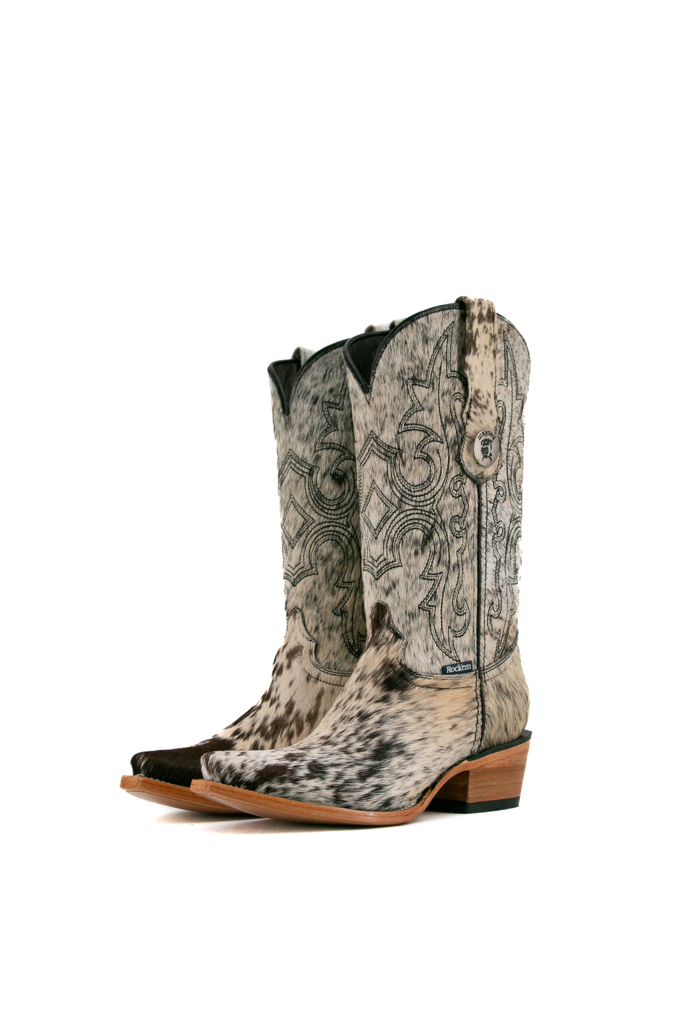 Katherine Cowhide Snip Toe Cowgirl Boot Size 5.5 Box RF4 FINAL SALE