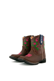 Baby Girl Tang Shedron Flores Creazy Boot