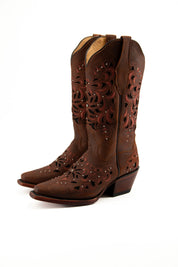 Country Snip Toe Cowgirl Boots