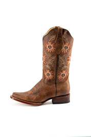 Girasoles 250 Cappuchino Frontier Cowgirl Boot