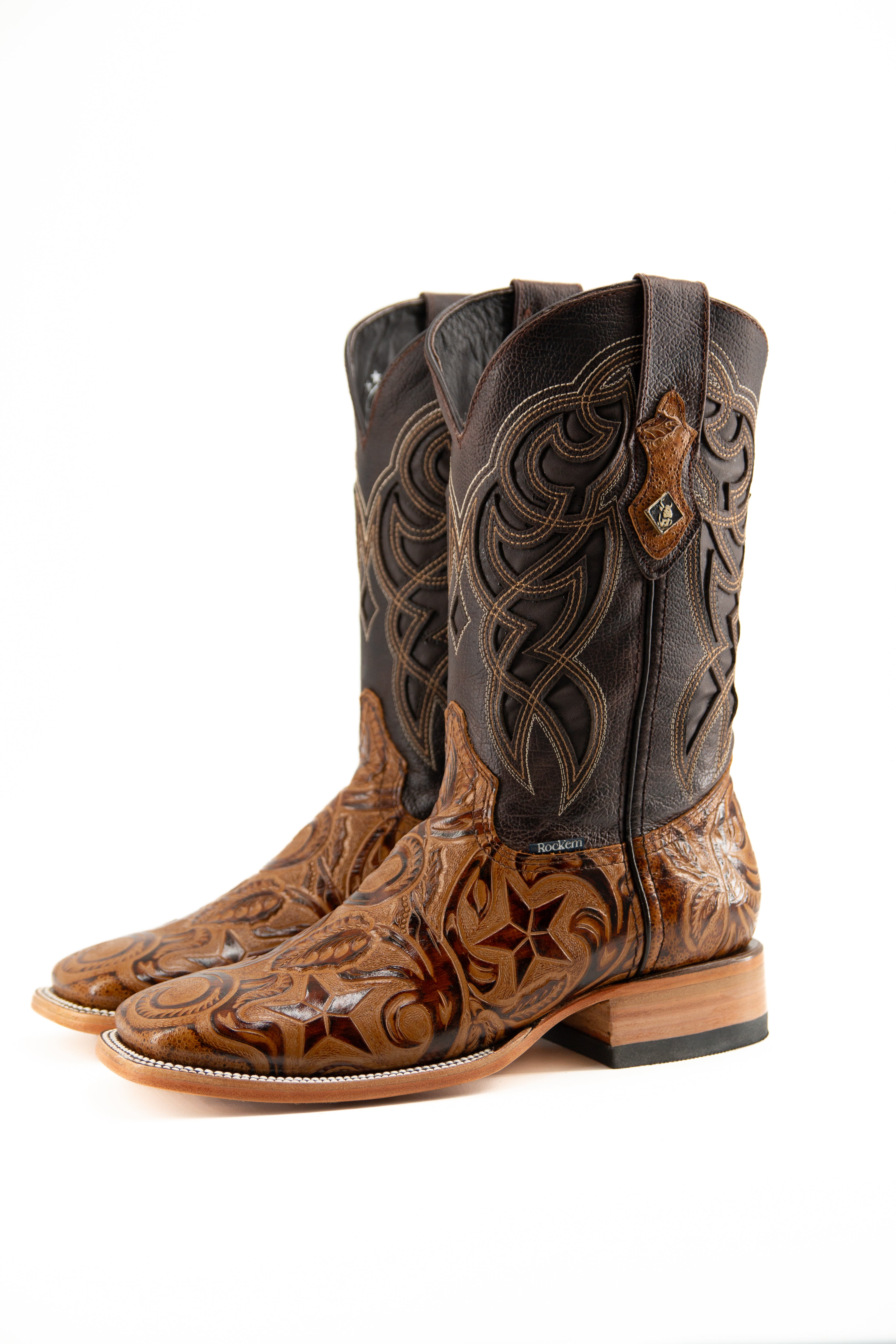 Tooled cowgirl boots shops