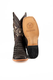 Clon Piton Mega Matte Square Toe Cowboy Boot