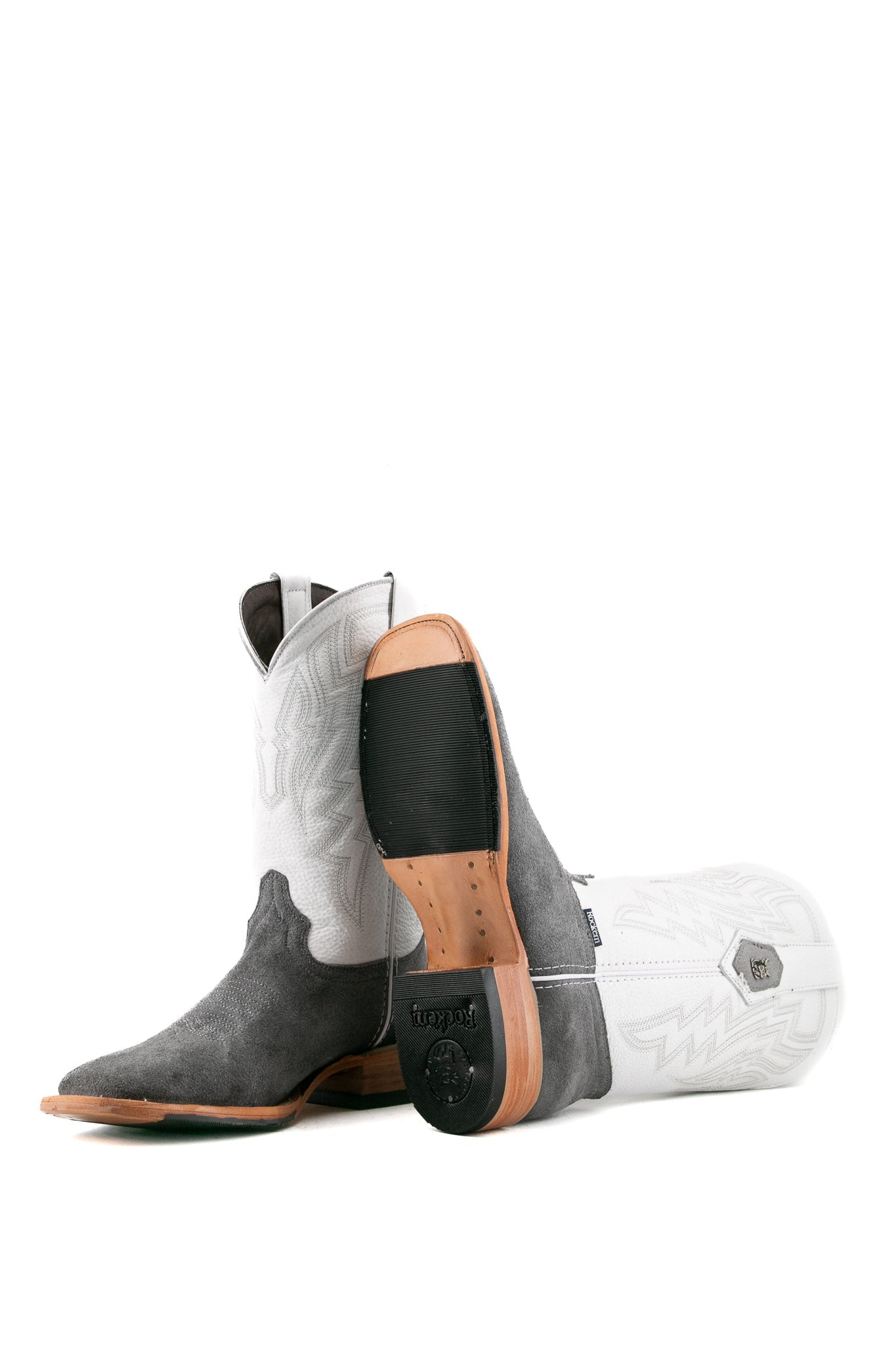 Maverick Roughout Square Toe Cowboy Boot