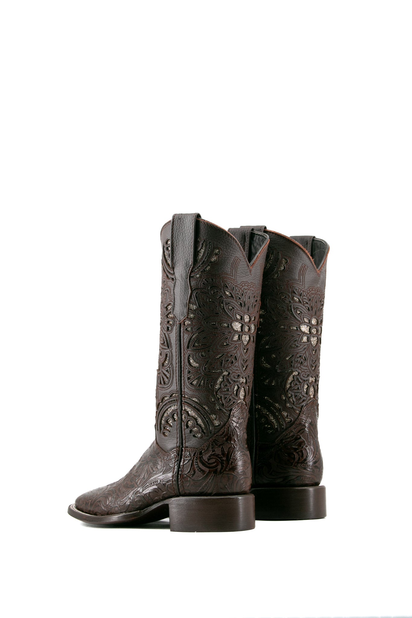 Celine Cincelado Square Toe Cowgirl Boot