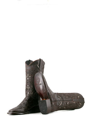 Celine Cincelado Square Toe Cowgirl Boot