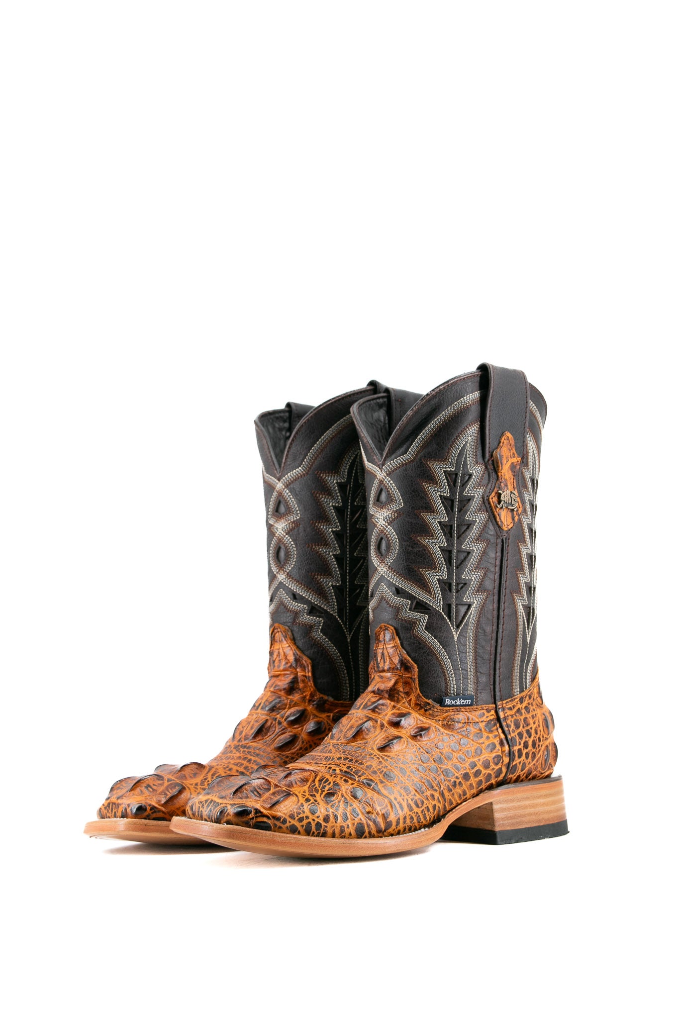 Caiman Jumbo Square Toe Cowboy Boot