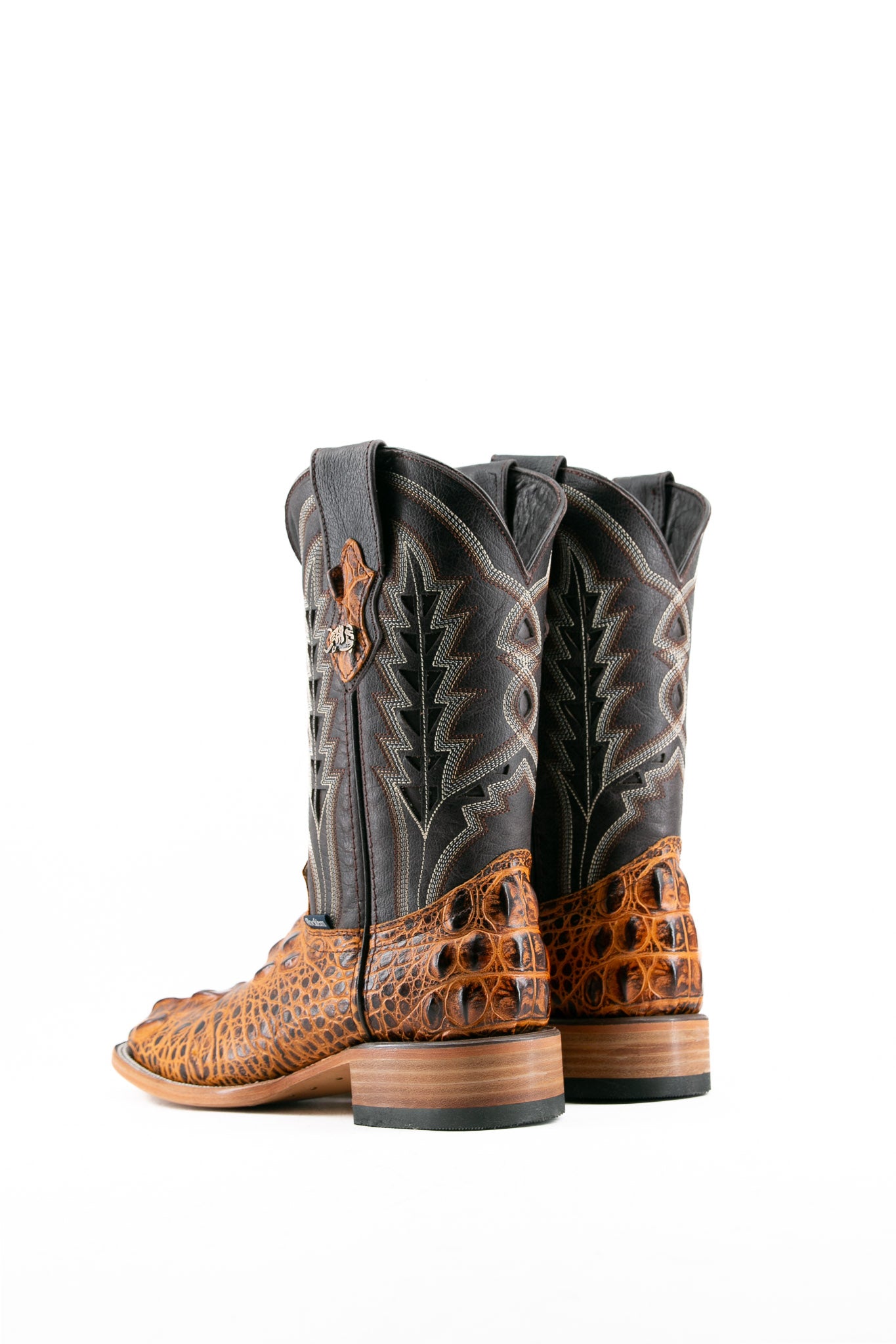 Caiman Jumbo Square Toe Cowboy Boot