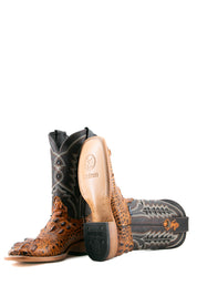 Caiman Jumbo Square Toe Cowboy Boot