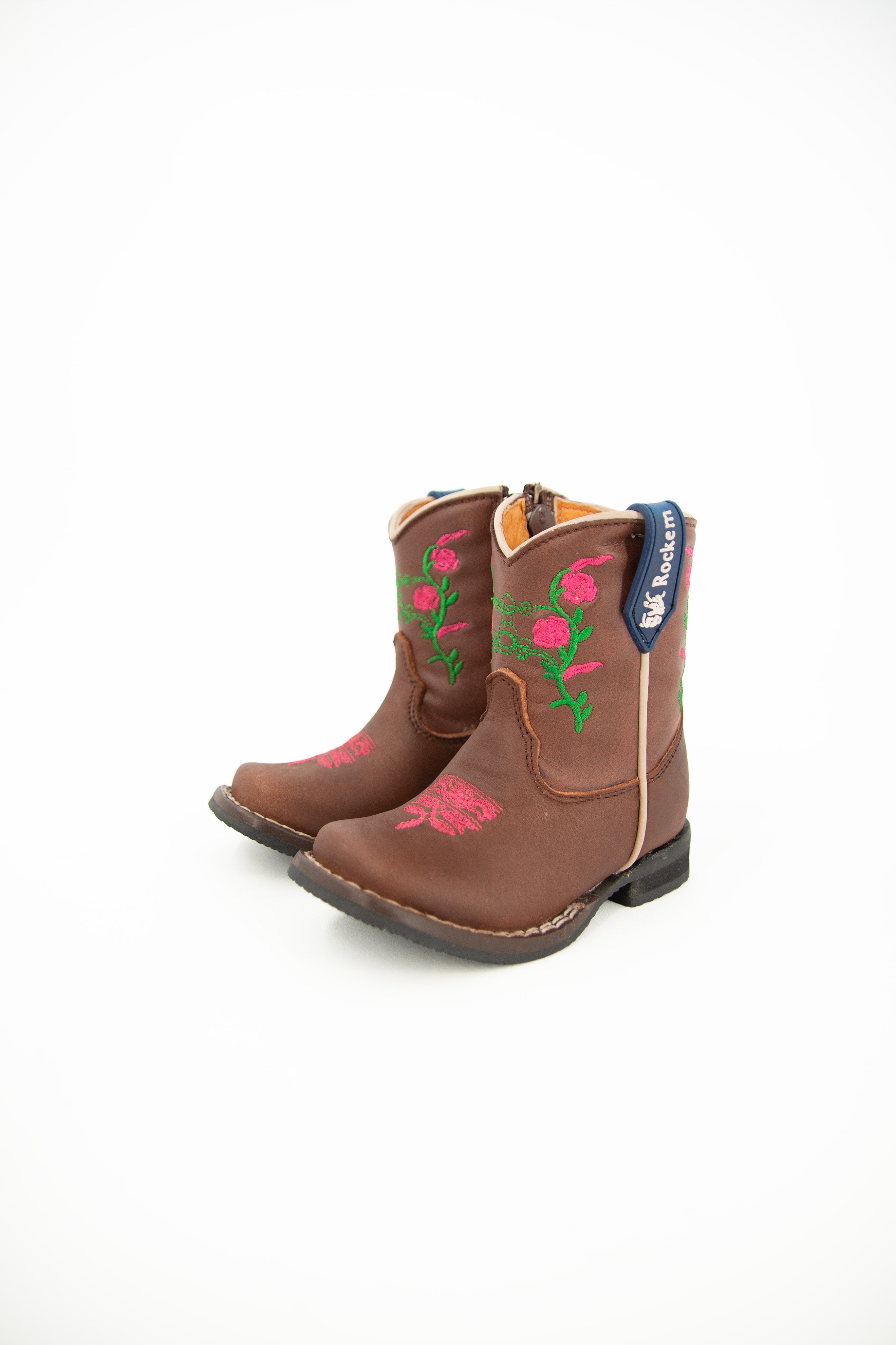 Baby Girl Tang Shedron Flores Creazy Boot