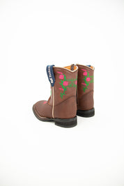 Baby Girl Tang Shedron Flores Creazy Boot