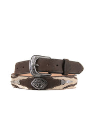 Long Horn Cowhide Cowboy Belt