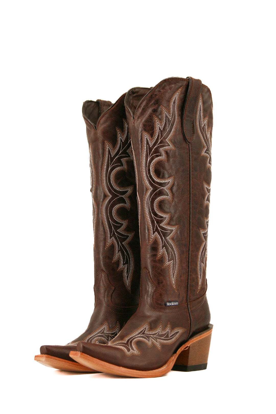 Odette Tall Snip Toe Cowgirl Boot