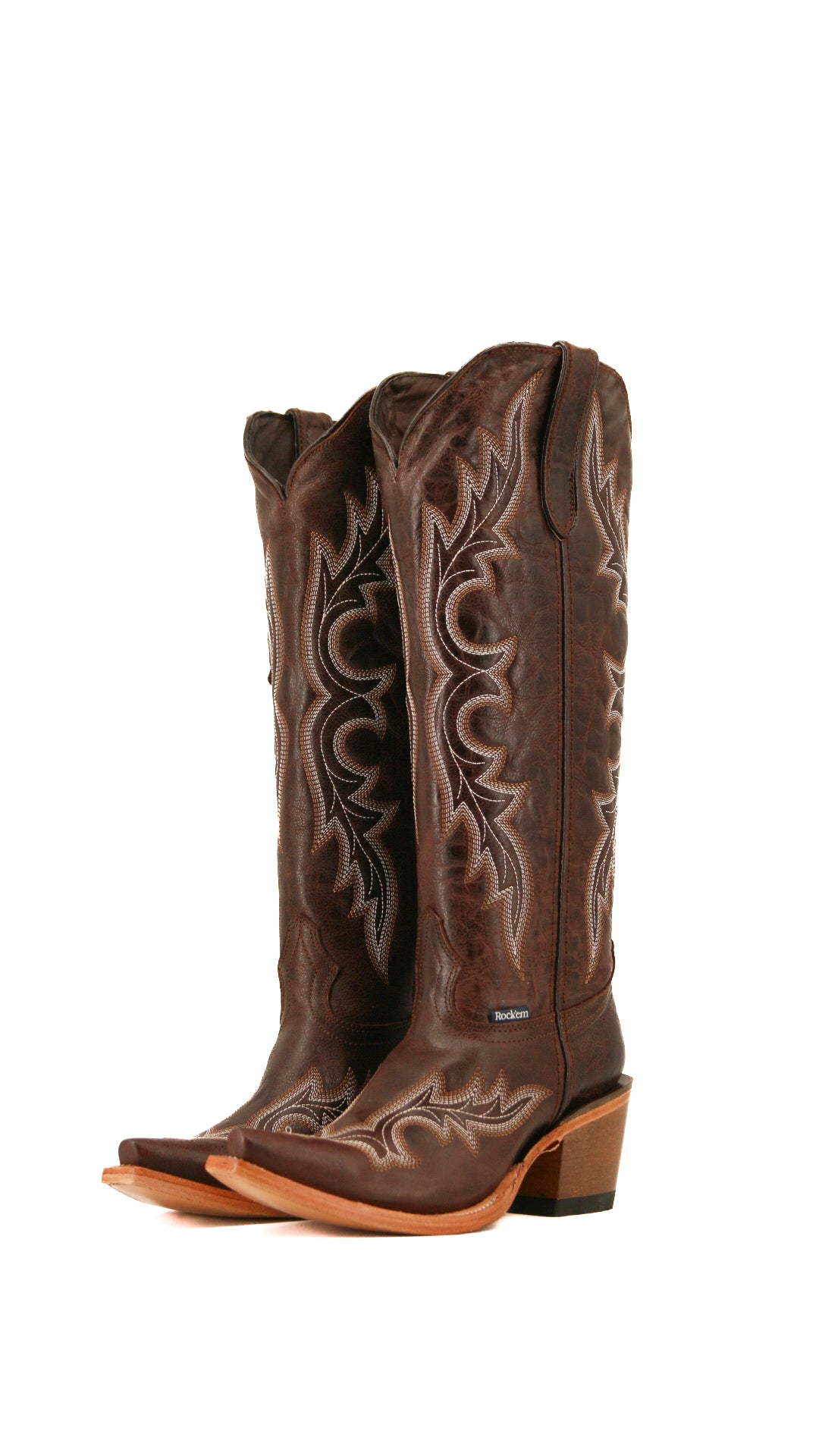 Odette Tall Snip Toe Cowgirl Boot