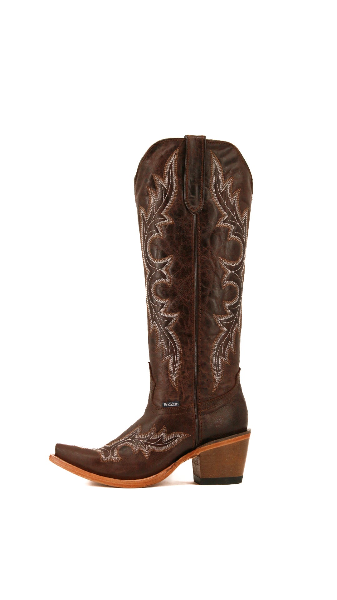 Odette Tall Snip Toe Cowgirl Boot