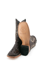 Caiman Tail Hornback Square Toe Cowboy Boot