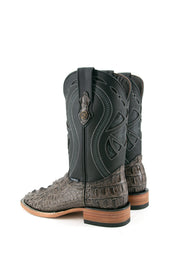 Caiman Tail Hornback Square Toe Cowboy Boot