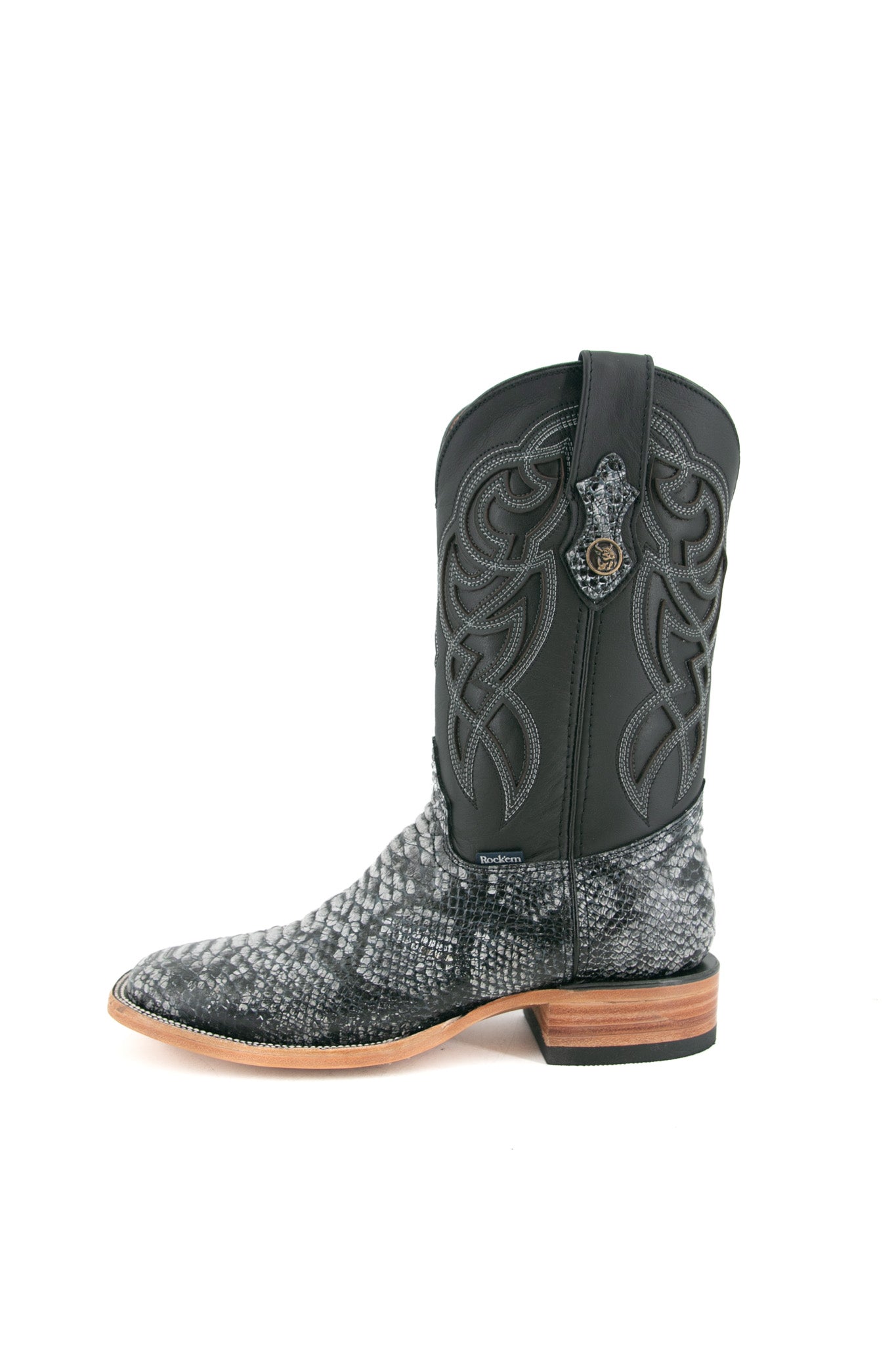 Python Square Toe Cowboy Boot