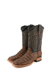 Giant Caiman Hornback Square Toe Cowboy Boot