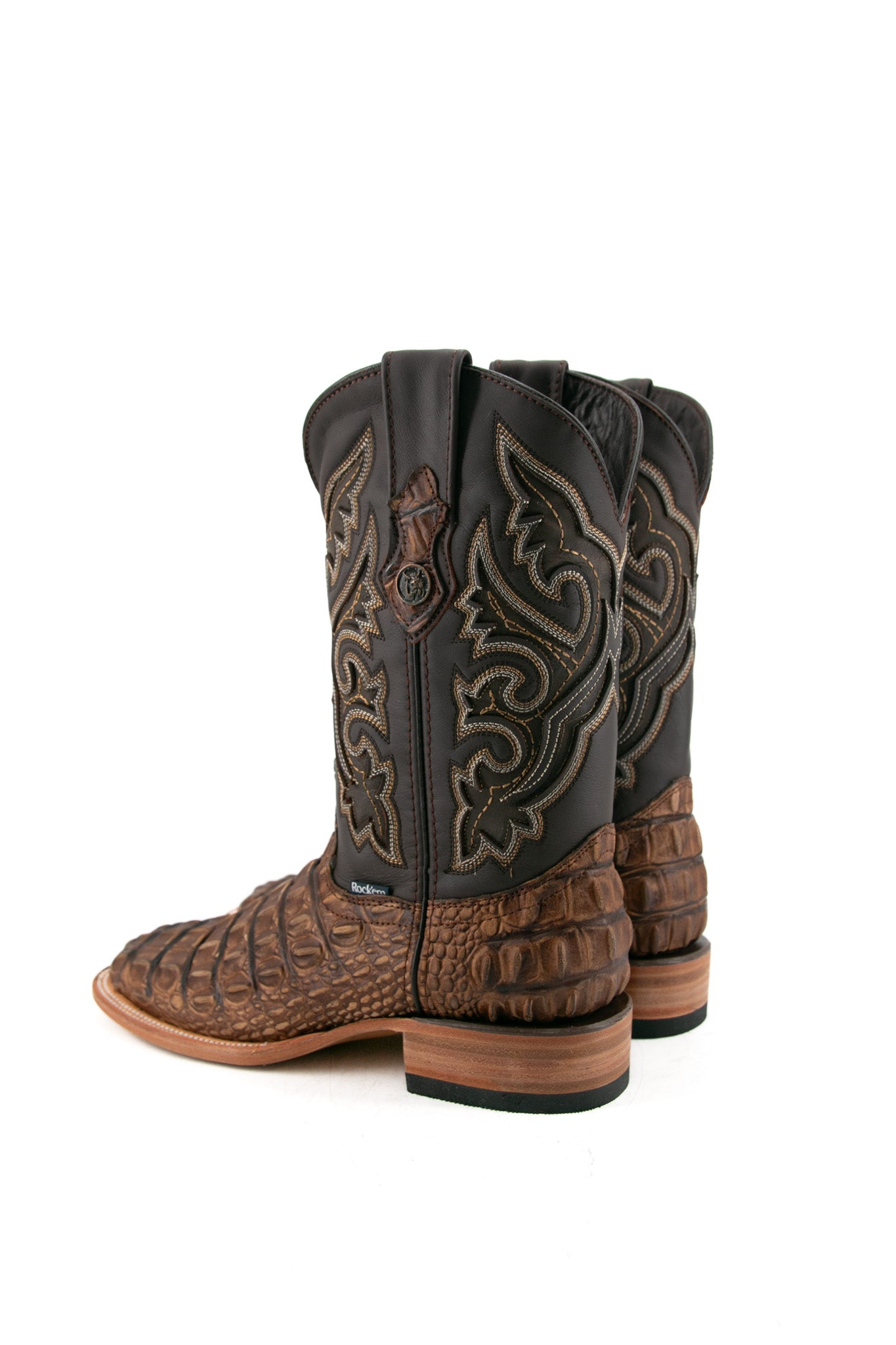 Giant Caiman Hornback Square Toe Cowboy Boot