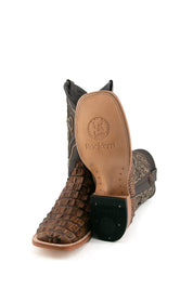 Giant Caiman Hornback Square Toe Cowboy Boot