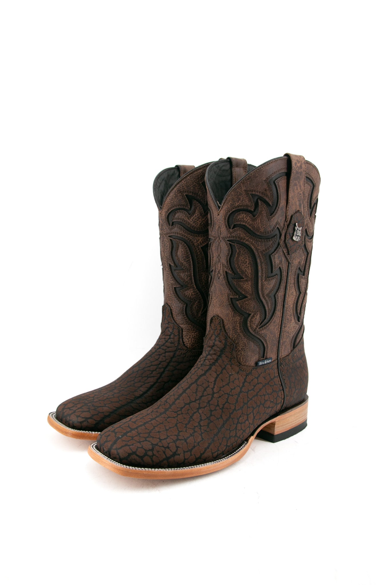 Rock'em Bull Neck Square Toe Cowboy Boot