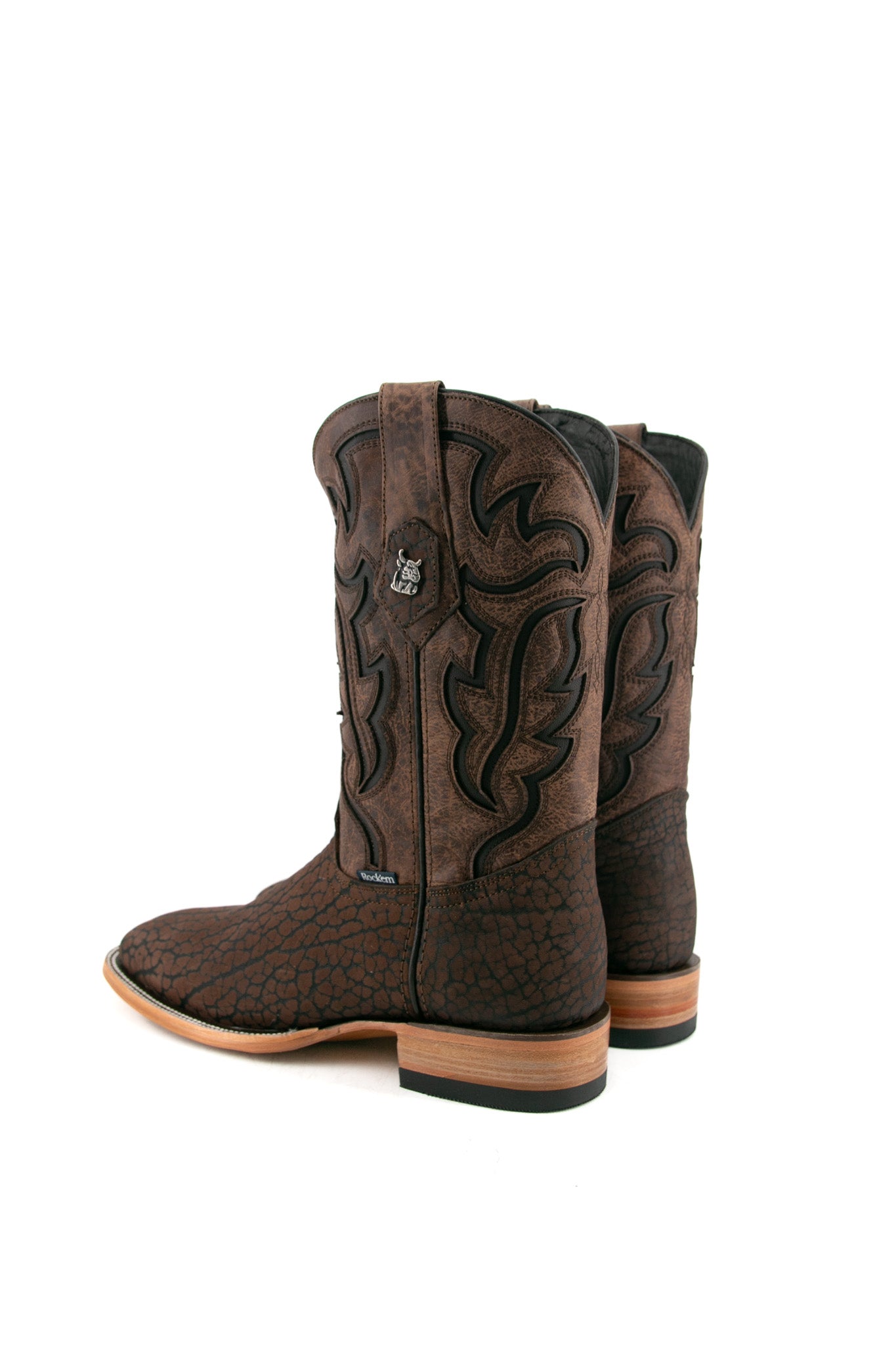 Rock'em Bull Neck Square Toe Cowboy Boot