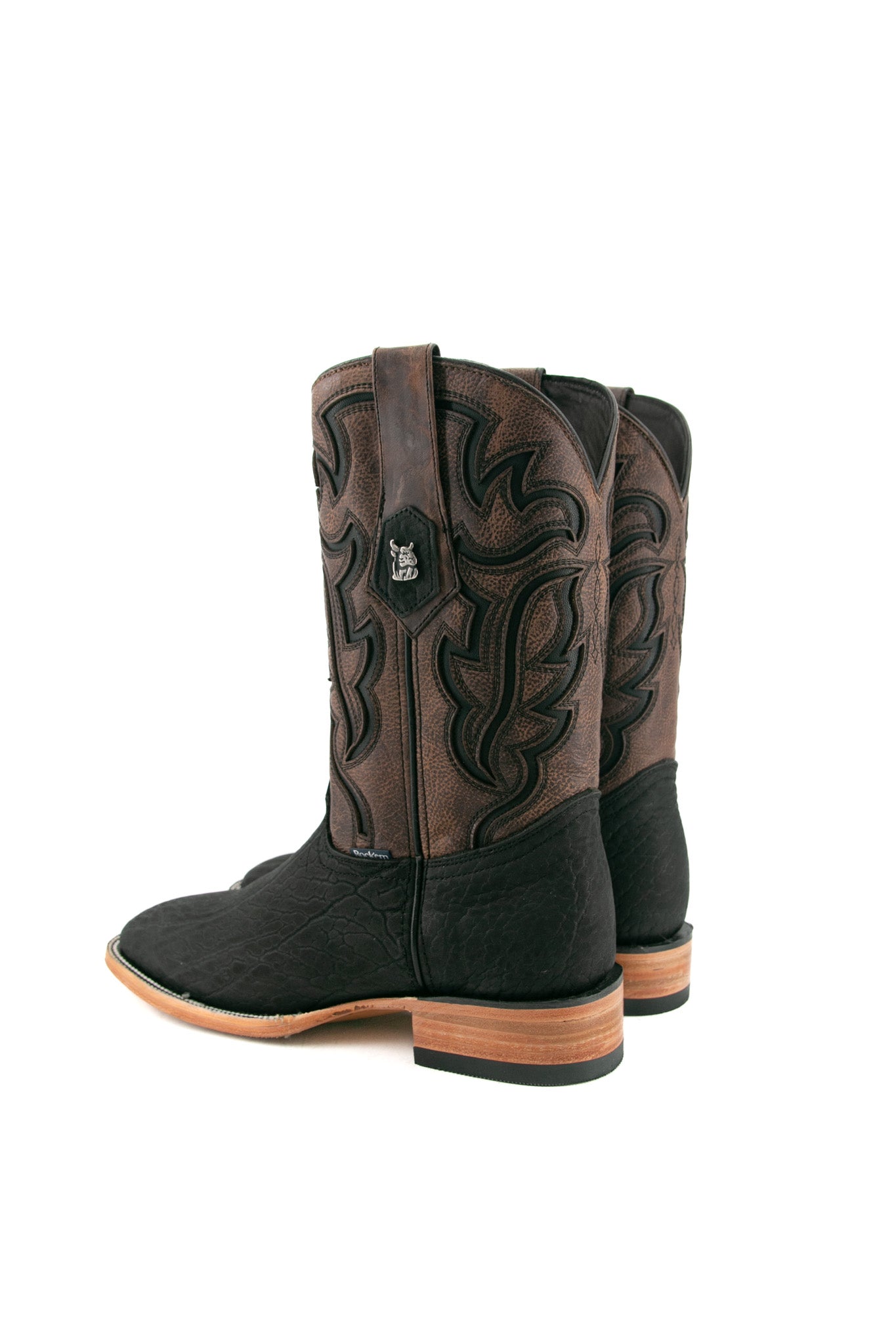 Rock'em Bull Neck Square Toe Cowboy Boot