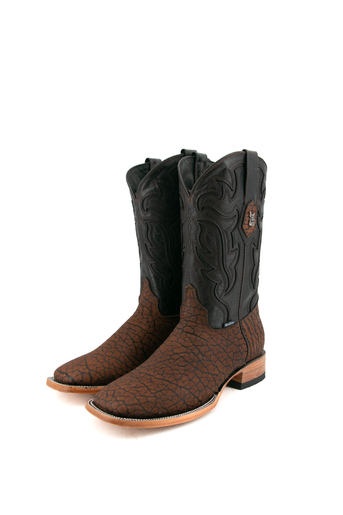 Rock'em Bull Neck Square Toe Cowboy Boot