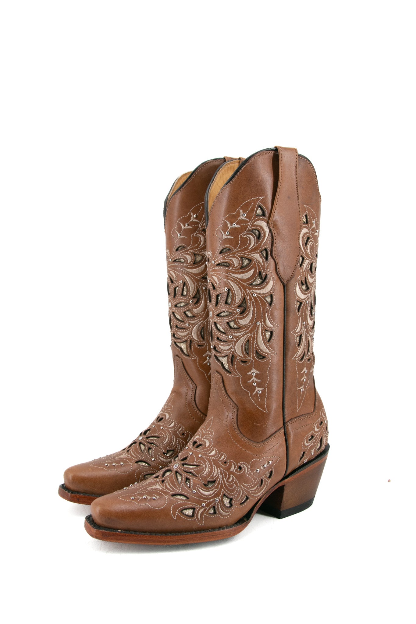 Country Snip Toe Cowgirl Boots