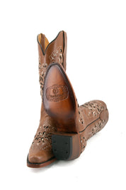 Country Snip Toe Cowgirl Boots