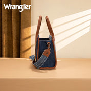 Wrangler Woven Denim Concealed Carry Tote/Crossbody