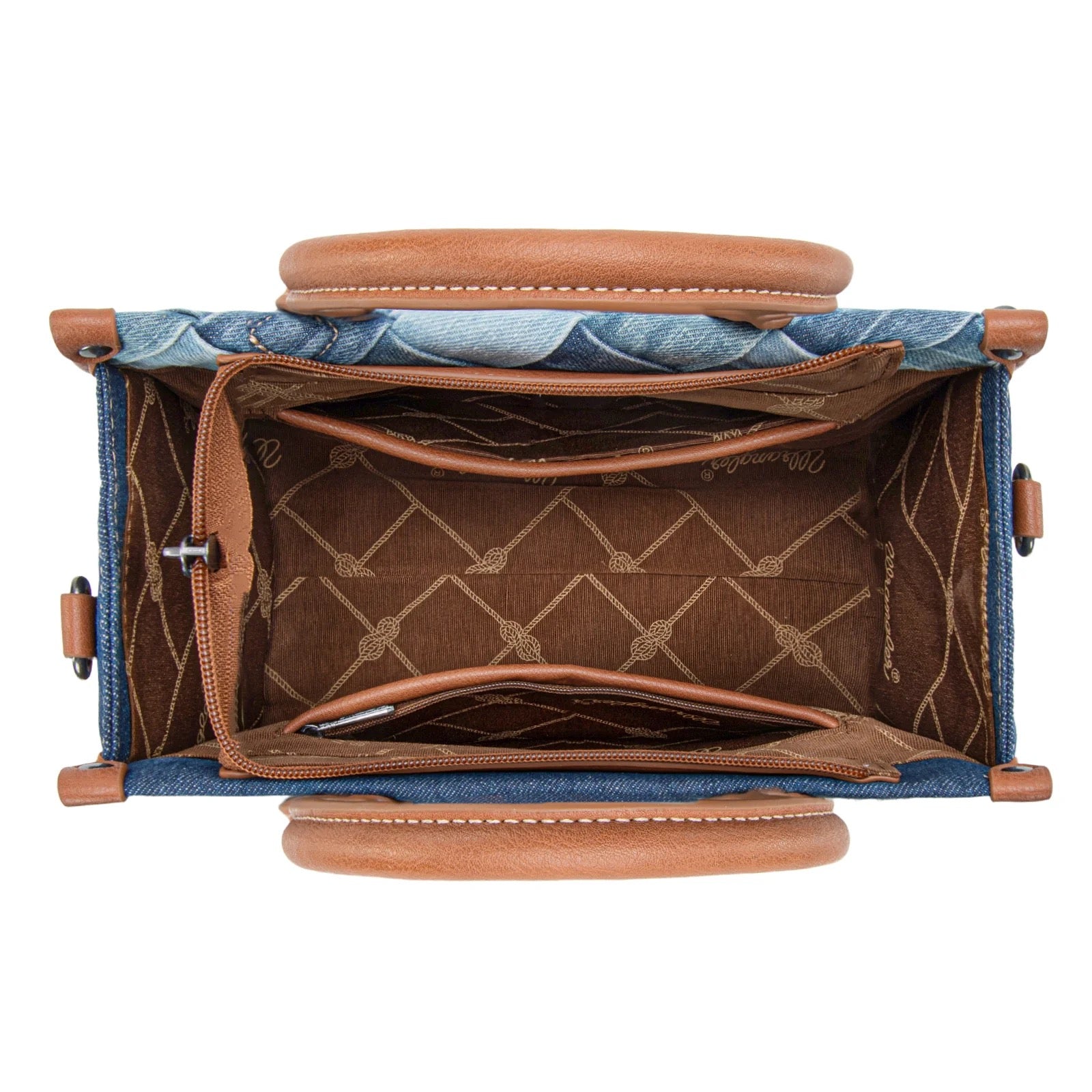 Wrangler Woven Denim Concealed Carry Tote/Crossbody