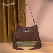 Wrangler Fringe Buckle Hobo Bag/Crossbody Bag