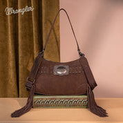 Wrangler Fringe Buckle Hobo Bag/Crossbody Bag