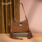 Wrangler Fringe Buckle Hobo Bag/Crossbody Bag