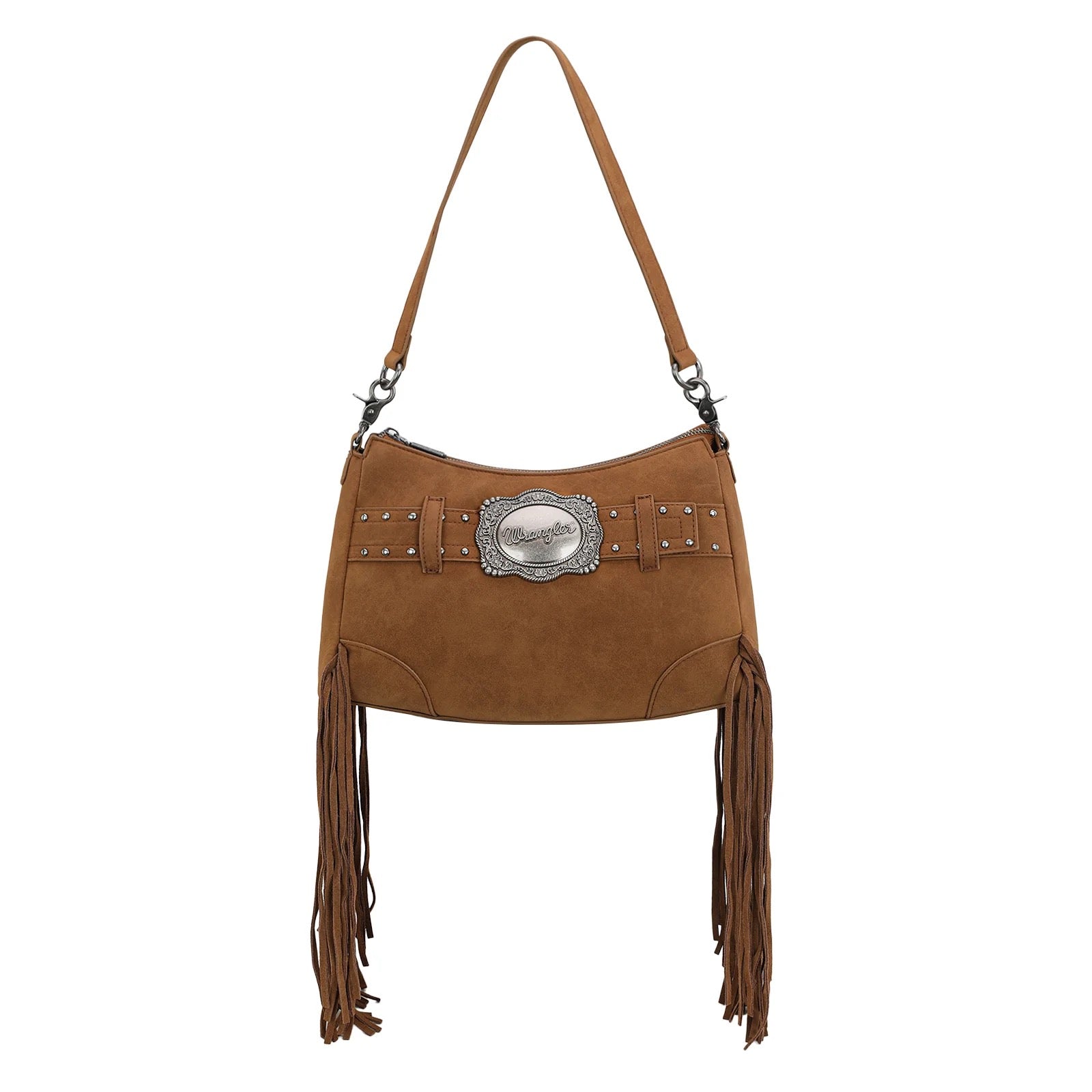 Wrangler Fringe Buckle Hobo Bag/Crossbody Bag