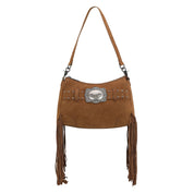 Wrangler Fringe Buckle Hobo Bag/Crossbody Bag