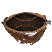 Wrangler Fringe Buckle Hobo Bag/Crossbody Bag