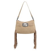 Wrangler Fringe Buckle Hobo Bag/Crossbody Bag