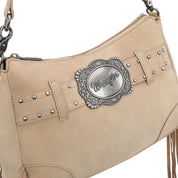 Wrangler Fringe Buckle Hobo Bag/Crossbody Bag