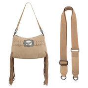Wrangler Fringe Buckle Hobo Bag/Crossbody Bag