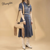 Wrangler Fringe Buckle Hobo Bag/Crossbody Bag